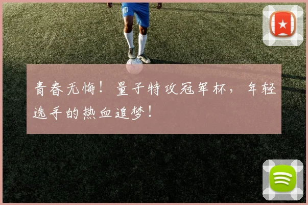 青春无悔！量子特攻冠军杯，年轻选手的热血追梦！